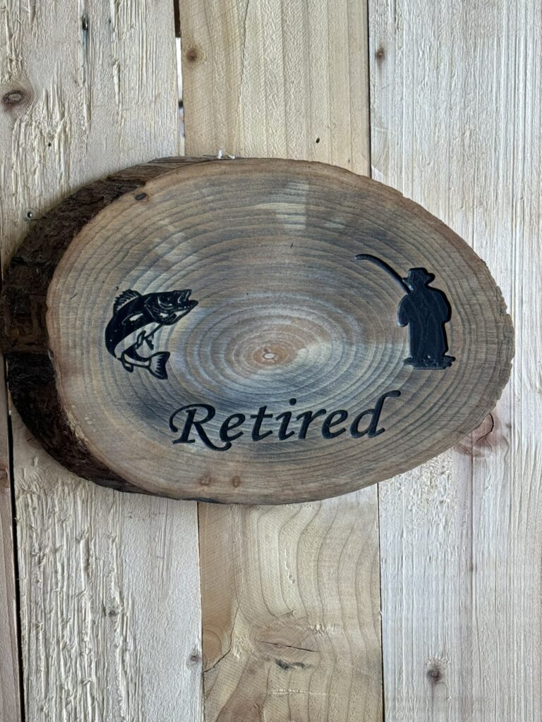 Log End Oval Retired