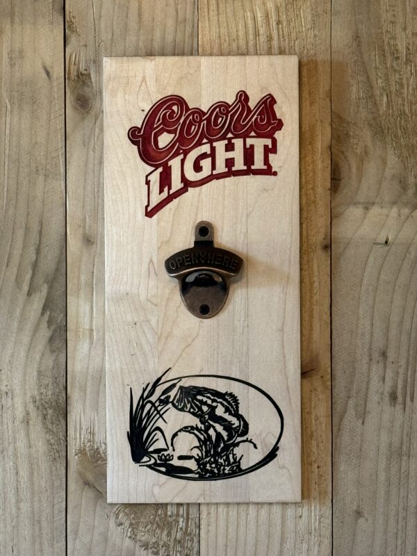 Bottle Opener Coors Lite jumping fish